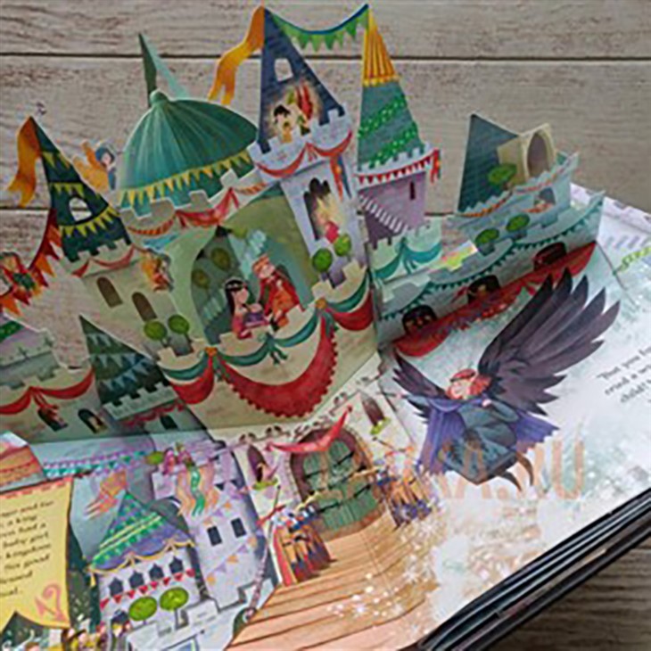 Llibre de contes emergent de la bella dorment